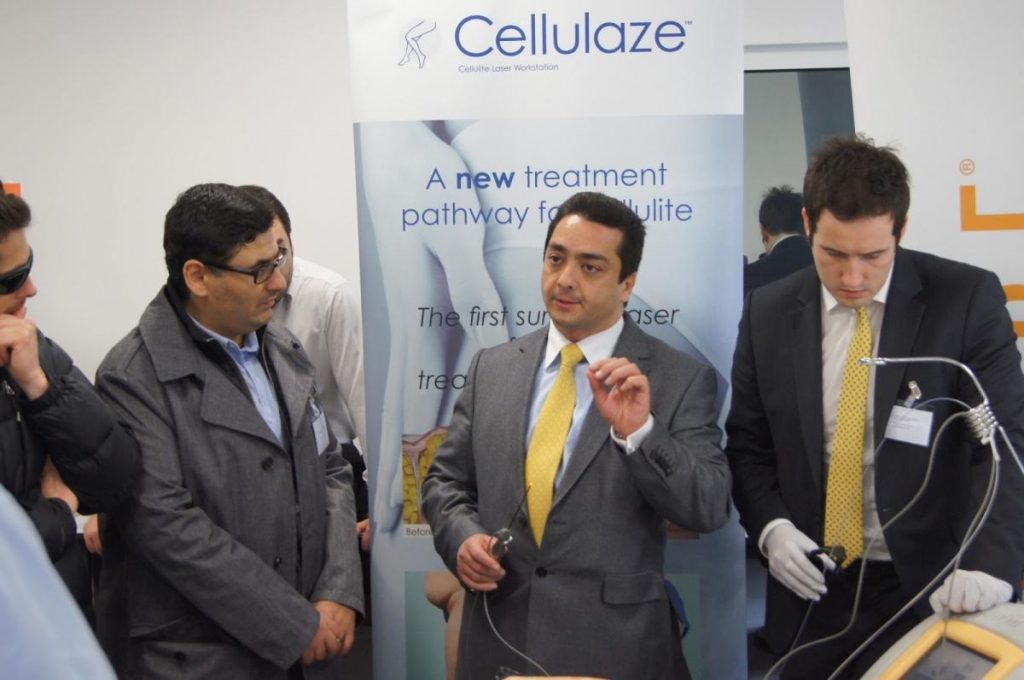 Dr Ayham  Al-Ayoubi explained that Cellulaze laser has received FDA approval in the USA